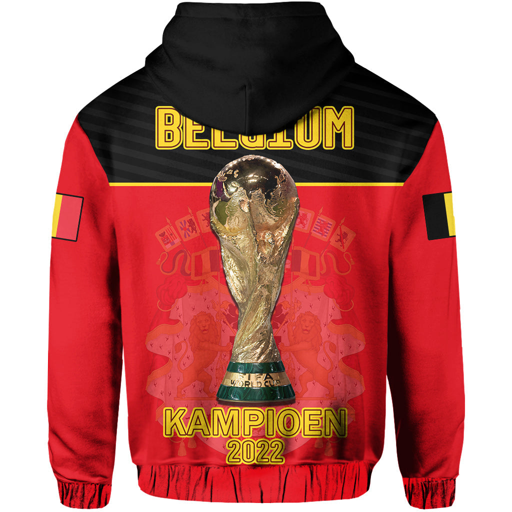 Belgium Football 2022 Hoodie De Rode Duivels Sporty Style