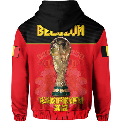 Belgium Football 2022 Hoodie De Rode Duivels Sporty Style