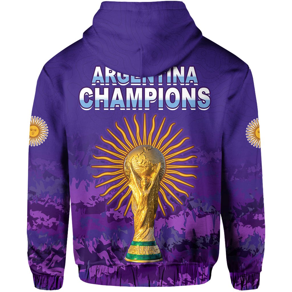 Argentina Football Hoodie Go Champions La Albiceleste