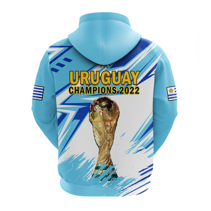 Uruguay Football Hoodie La Celeste WC 2022 Sporty Style