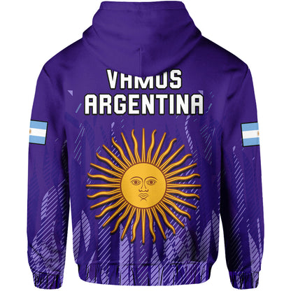 Argentina Football Hoodie Vamos La Albiceleste 2022 Newest Style