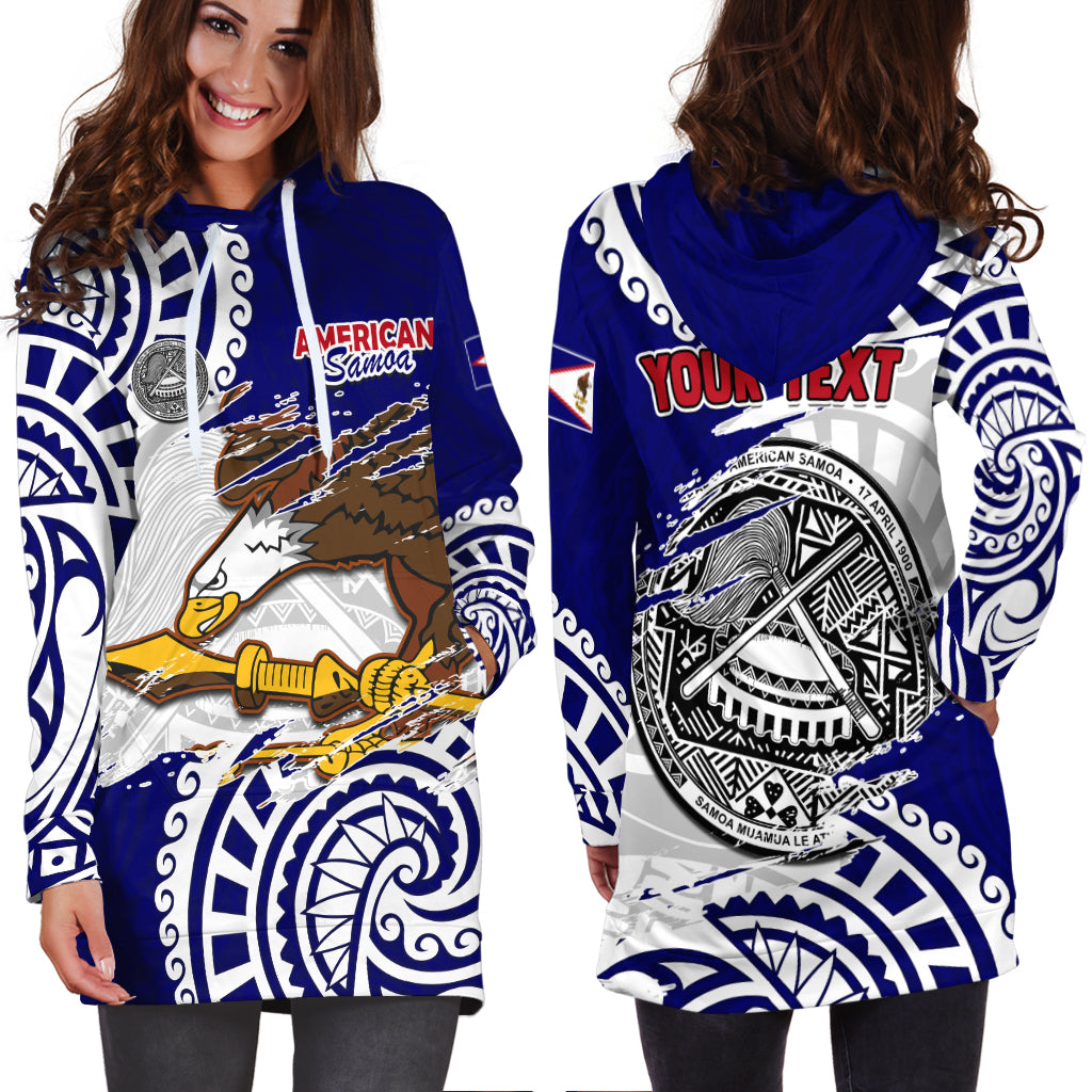 Custom Personalised American Samoa Independence Day Hoodie Dress Polynesian Special Version