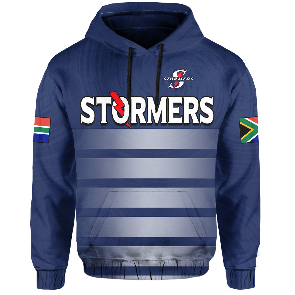 Custom Stormers South Africa Rugby Hoodie We Are The Champions URC Unity