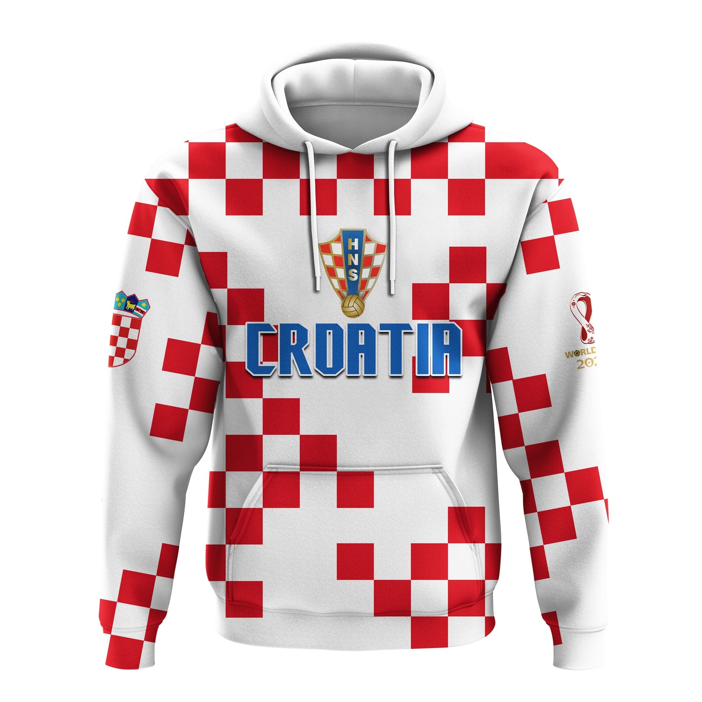 Croatia Football Hoodie World Cup Champions 2022 Hrvatska