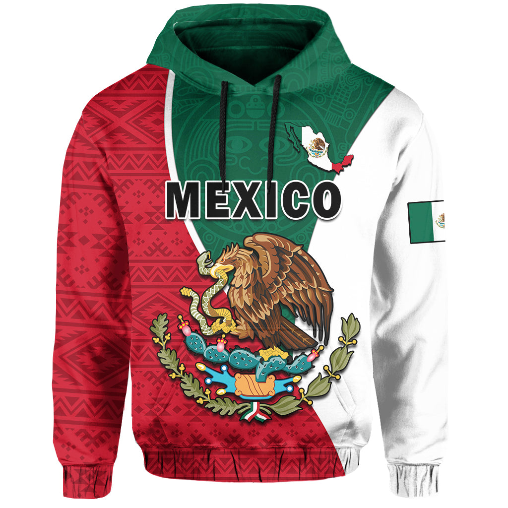 Mexico Hoodie Mexican Aztec Pattern