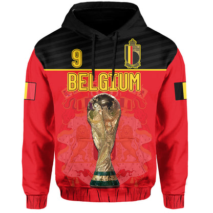 Custom Belgium Football 2022 Hoodie De Rode Duivels Sporty Style