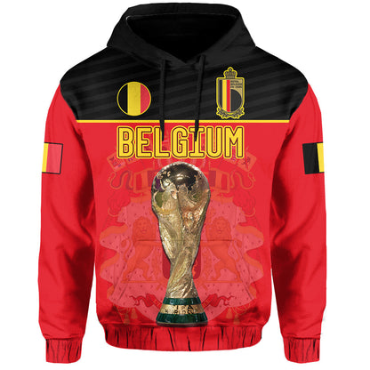 Belgium Football 2022 Hoodie De Rode Duivels Sporty Style