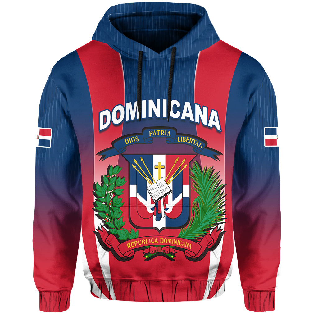 Dominican Republic Hoodie Dominicana Style Sporty