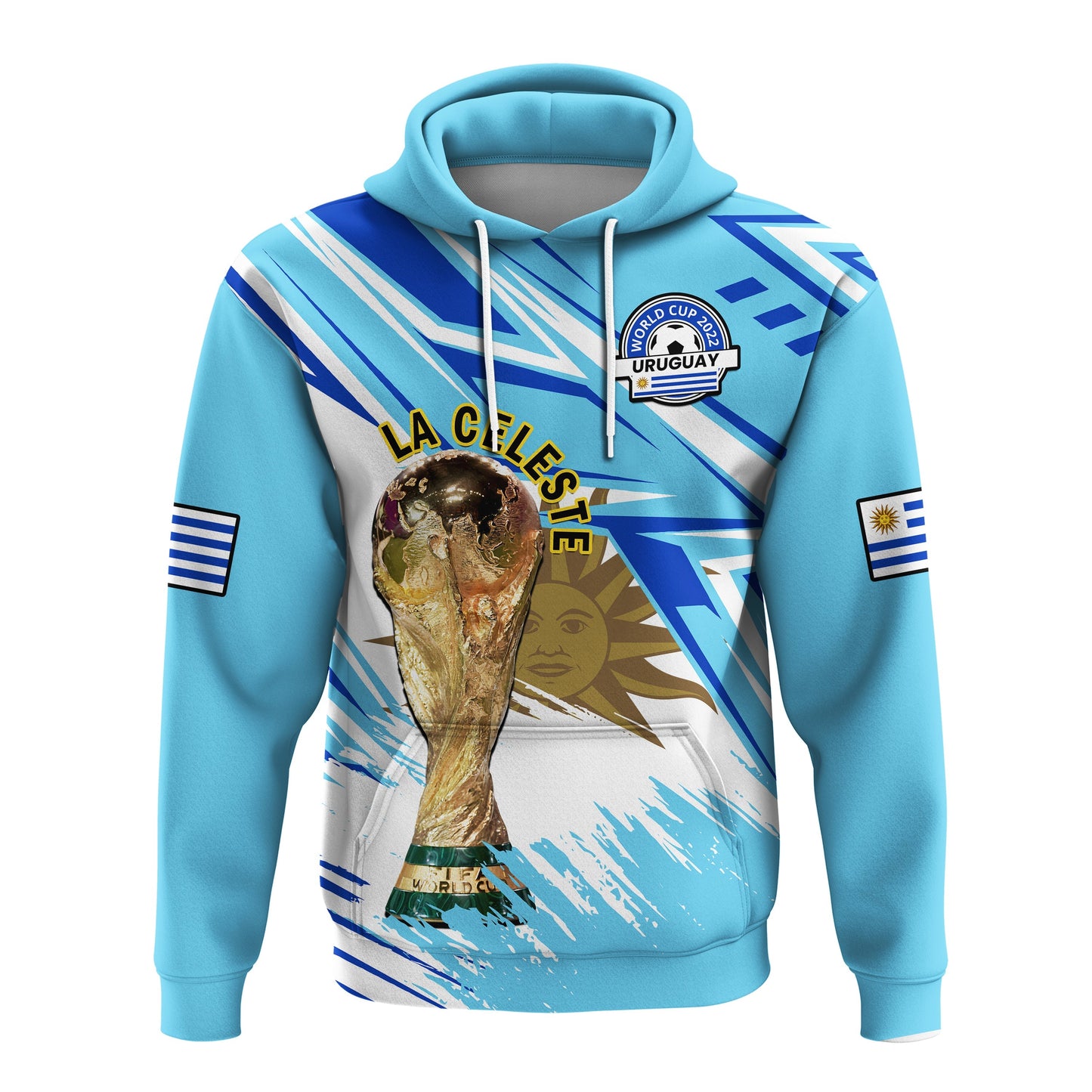 Uruguay Football Hoodie La Celeste WC 2022 Sporty Style