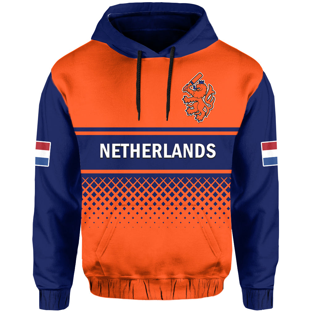 Custom Netherlands CrickeHoodie ODI Simple Orange Style