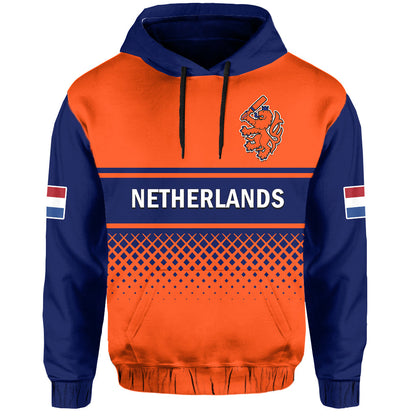 Custom Netherlands CrickeHoodie ODI Simple Orange Style
