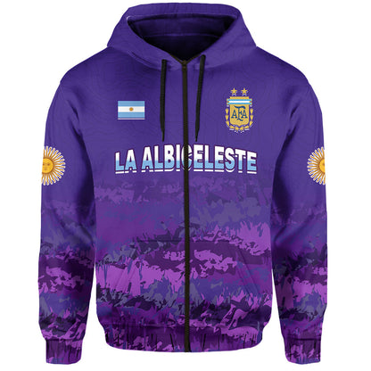 Argentina Football Hoodie Go Champions La Albiceleste