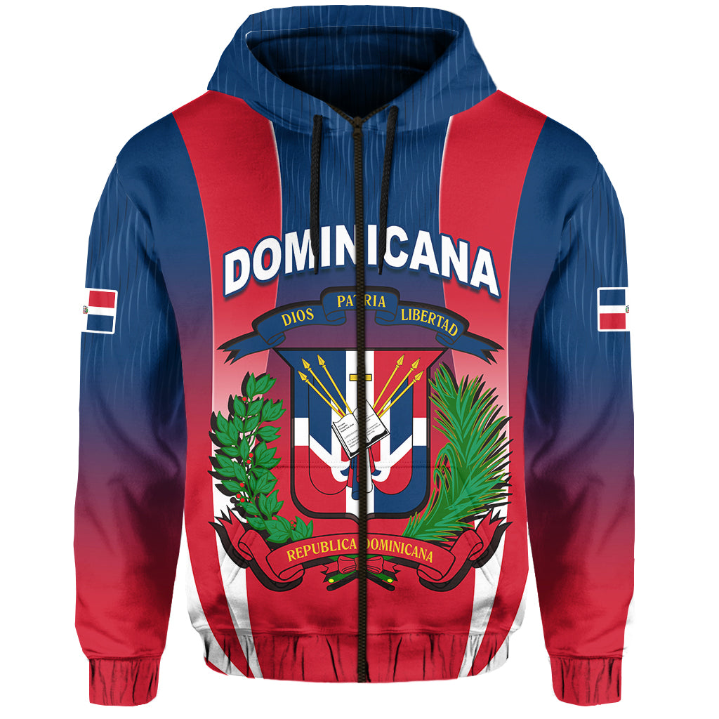 Dominican Republic Hoodie Dominicana Style Sporty