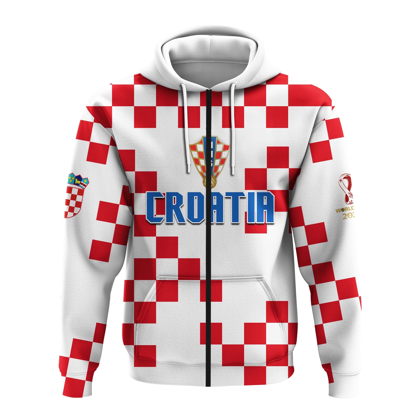Croatia Football Hoodie World Cup Champions 2022 Hrvatska