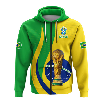 Brazil Football Champions Hoodie Selecao Style Vibe