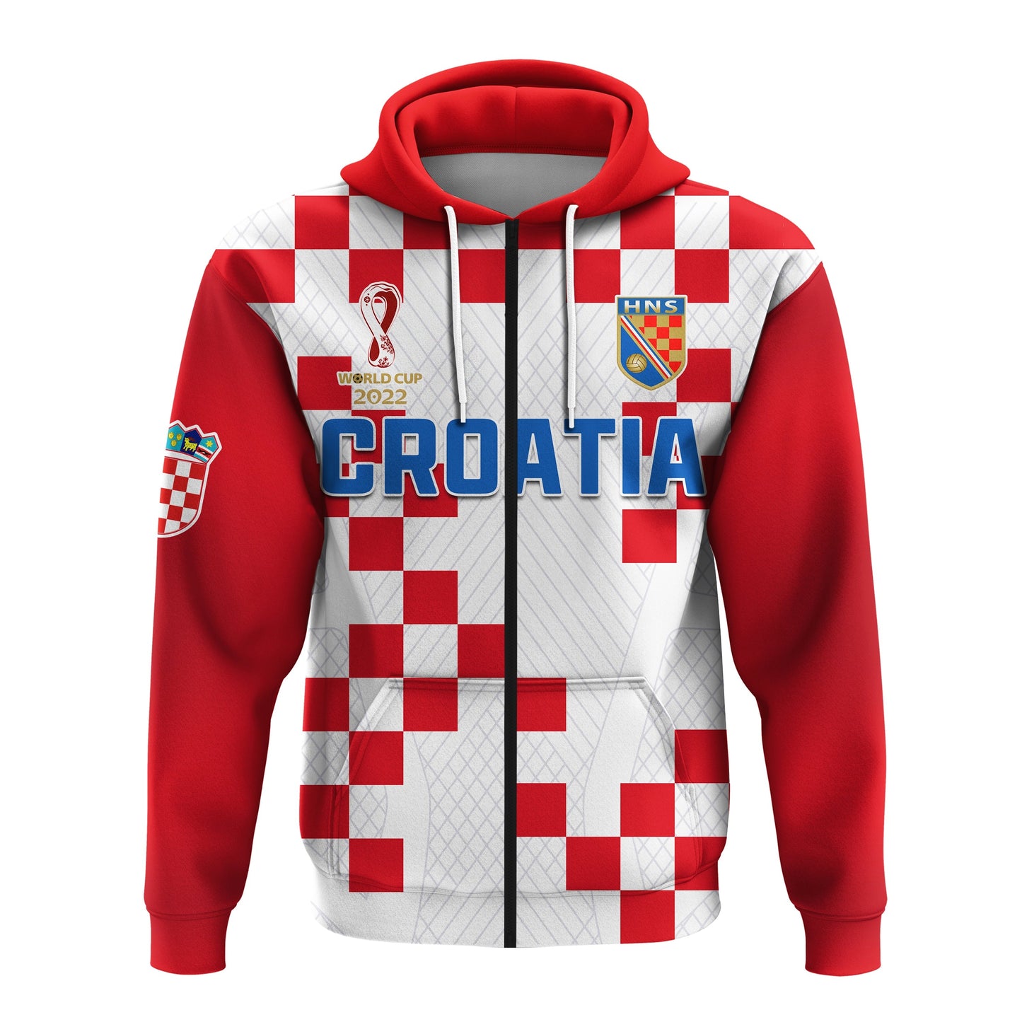 Croatia Football Hoodie Vatreni Hrvatska Champions 2022 World Cup