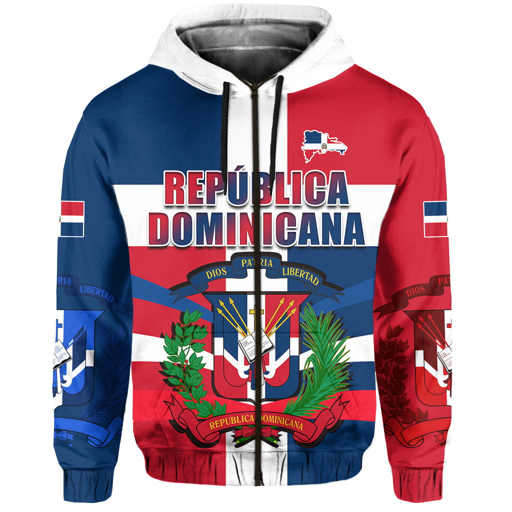 Dominican Republic Hoodie Dominicana Proud Style Flag