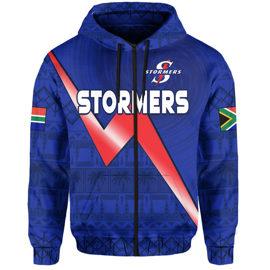 Stormers South Africa Rugby Hoodie We Are The Champions URC African Pattern