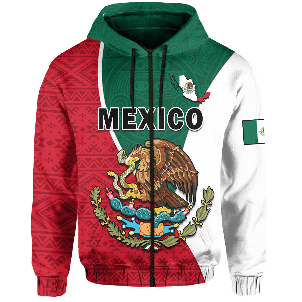 Mexico Hoodie Mexican Aztec Pattern