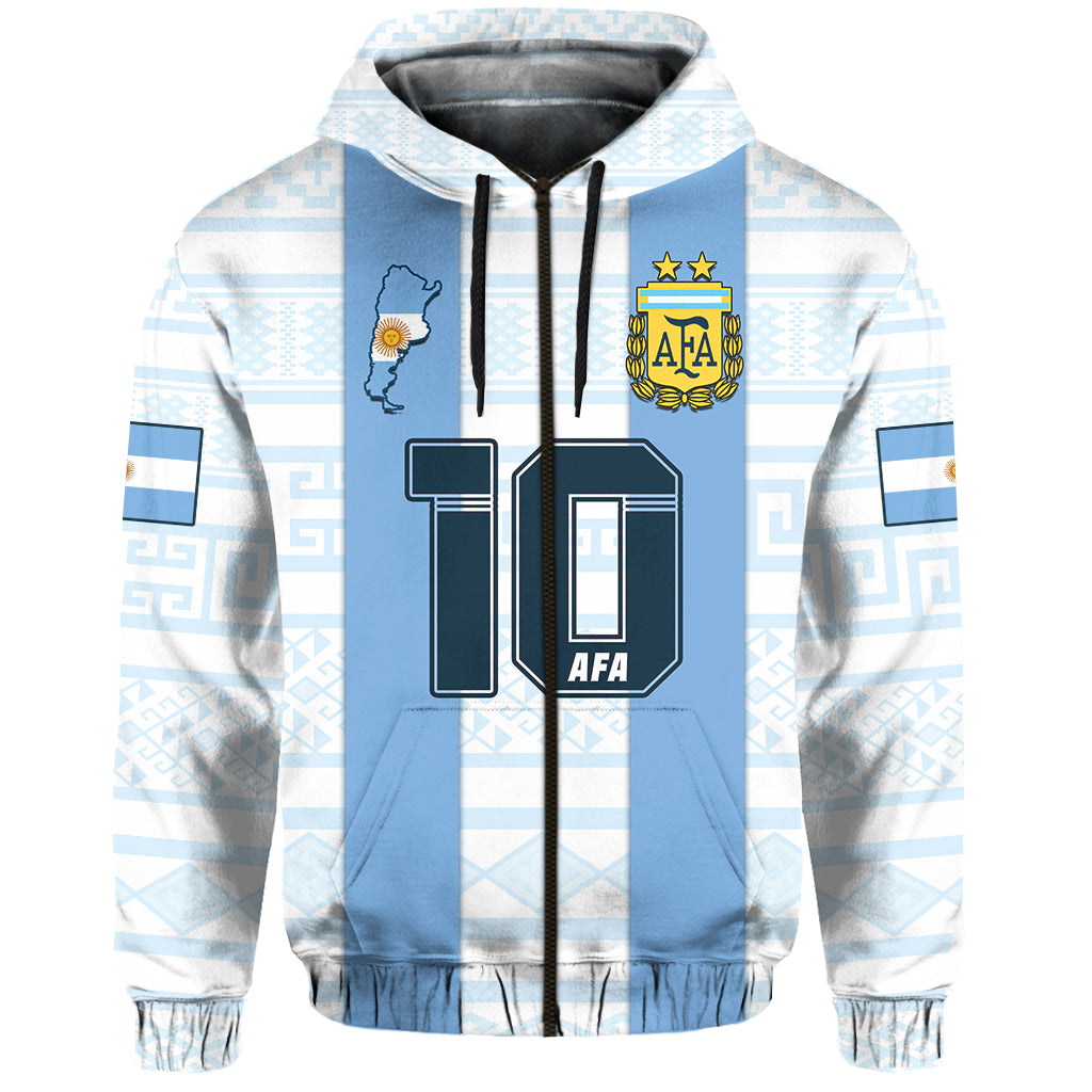 Custom Argentina Football 2022 Hoodie Vamos La Albiceleste