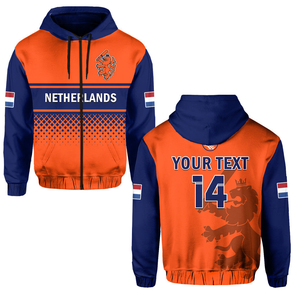 Custom Netherlands CrickeHoodie ODI Simple Orange Style