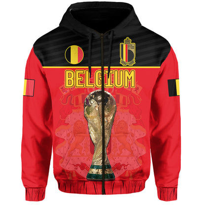 Belgium Football 2022 Hoodie De Rode Duivels Sporty Style