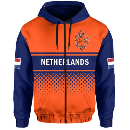 Custom Netherlands CrickeHoodie ODI Simple Orange Style