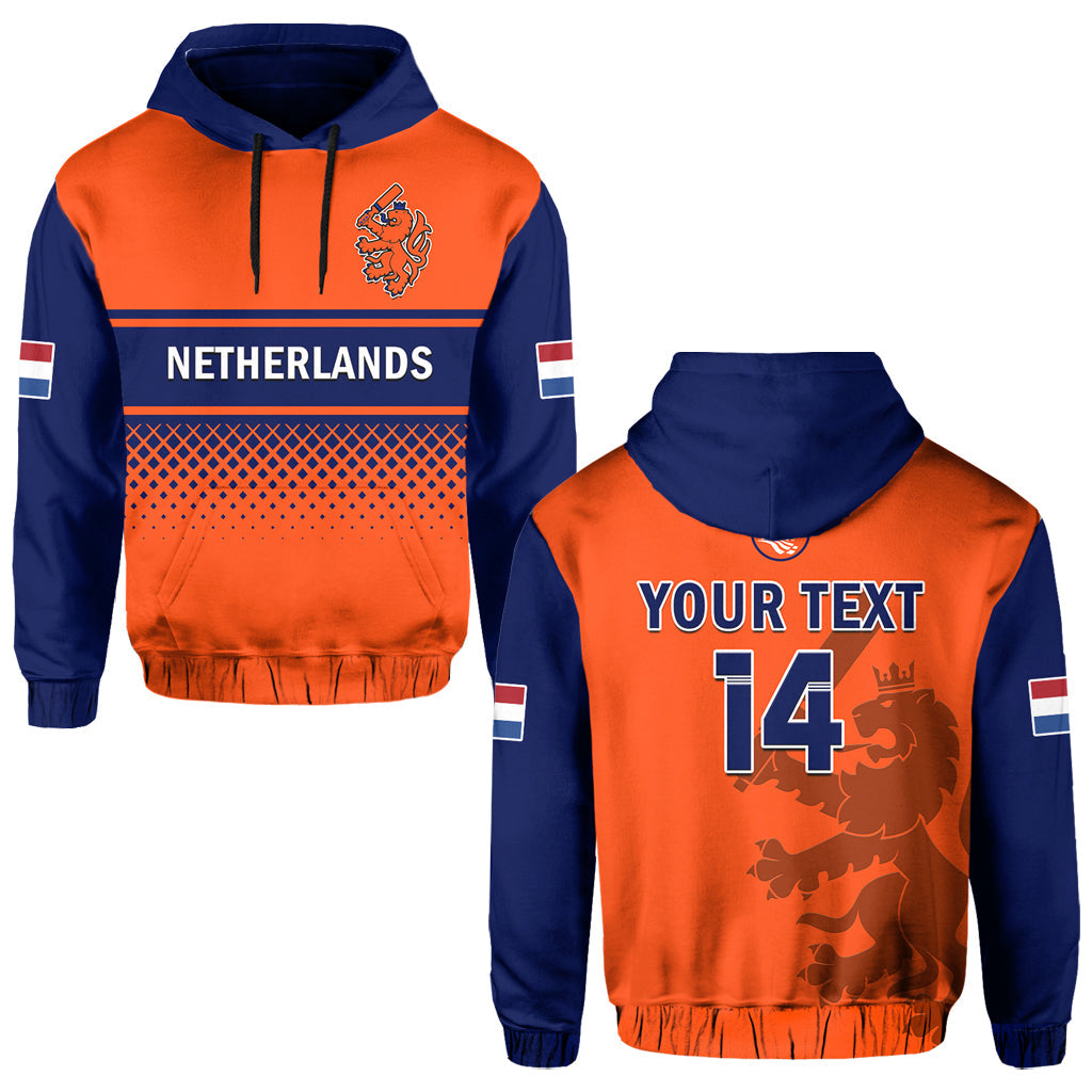Custom Netherlands CrickeHoodie ODI Simple Orange Style