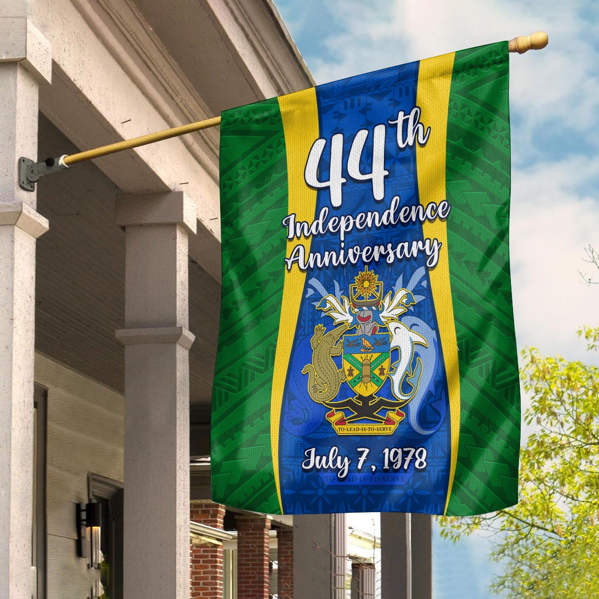 Solomon Islands Day Flag 44 Years Independence Anniversary
