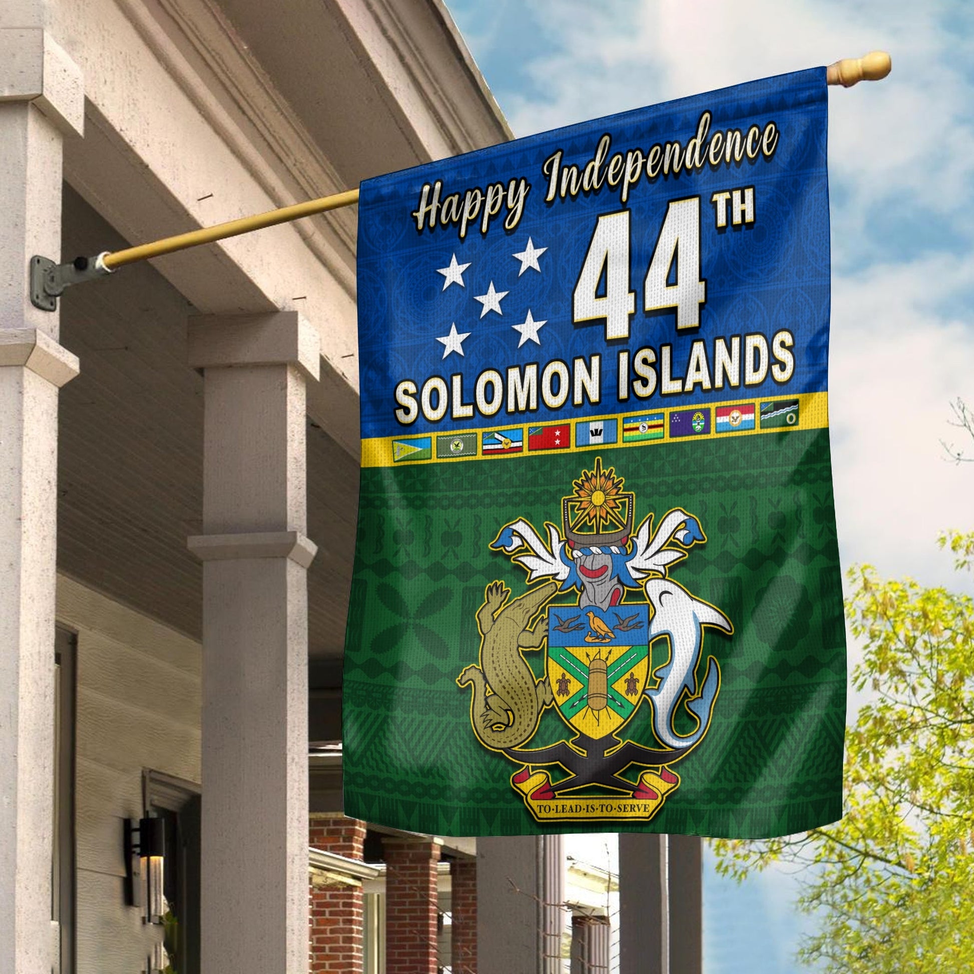 Solomon Islands National Day Flag Independence Day Tapa Pattern