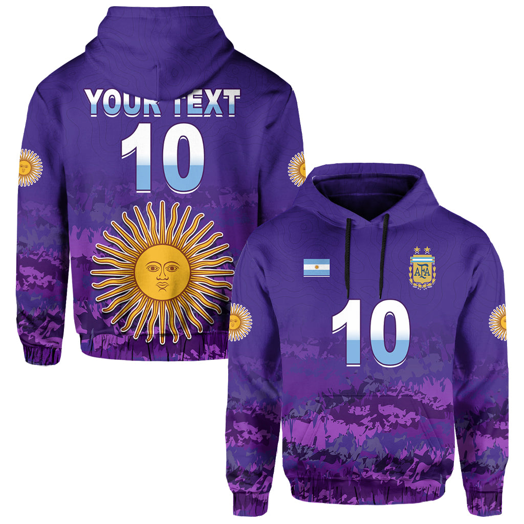 Custom Argentina Football Hoodie Go Champions La Albiceleste