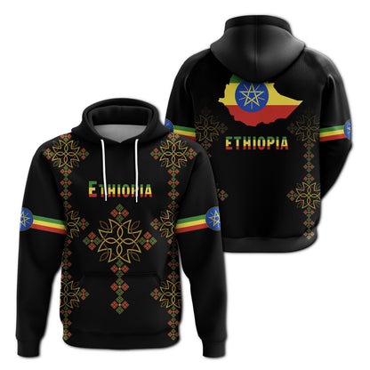 Ethiopia Hoodie Version Map