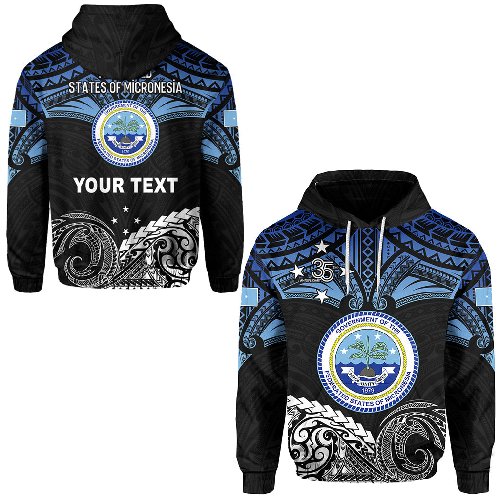 ( Personalised) Federated States of Micronesia Hoodie Happy FSM 35th Independence Anniversary
