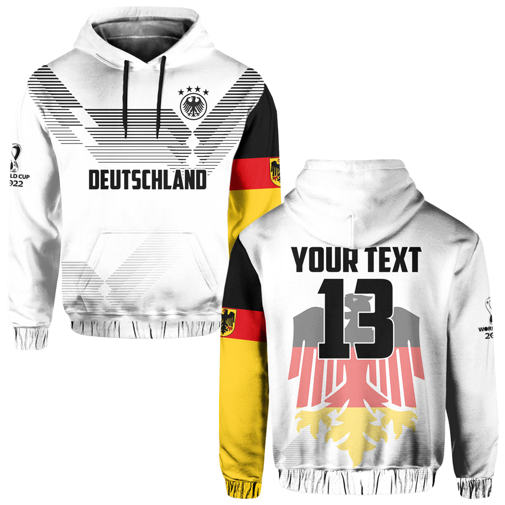 Custom Germany Football Hoodie Come On Nationalelf Soccer Deutschland Champions World Cup