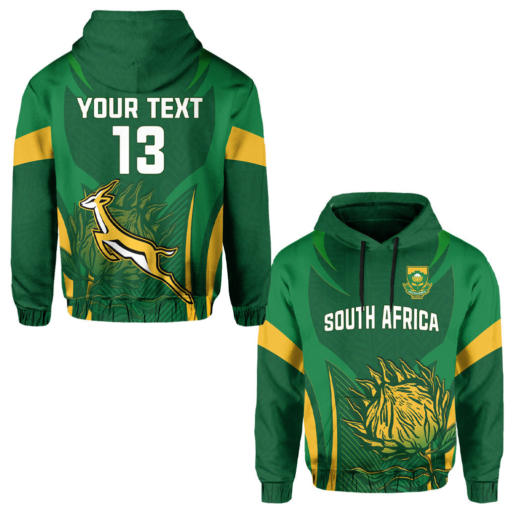 Custom South Africa Rugby Hoodie Springboks Champion