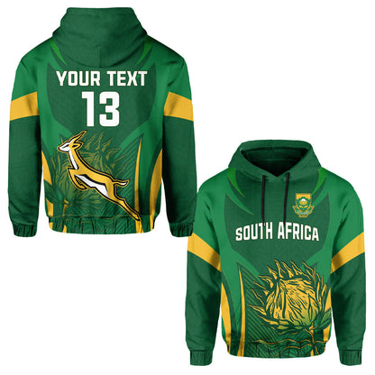 Custom South Africa Rugby Hoodie Springboks Champion