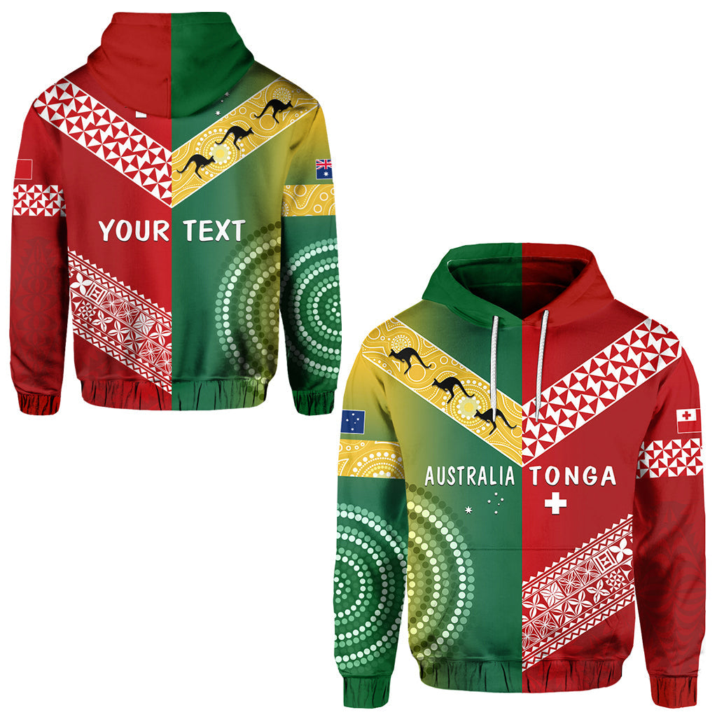 ( Personalised) Australia and Tonga Hoodie Version Special