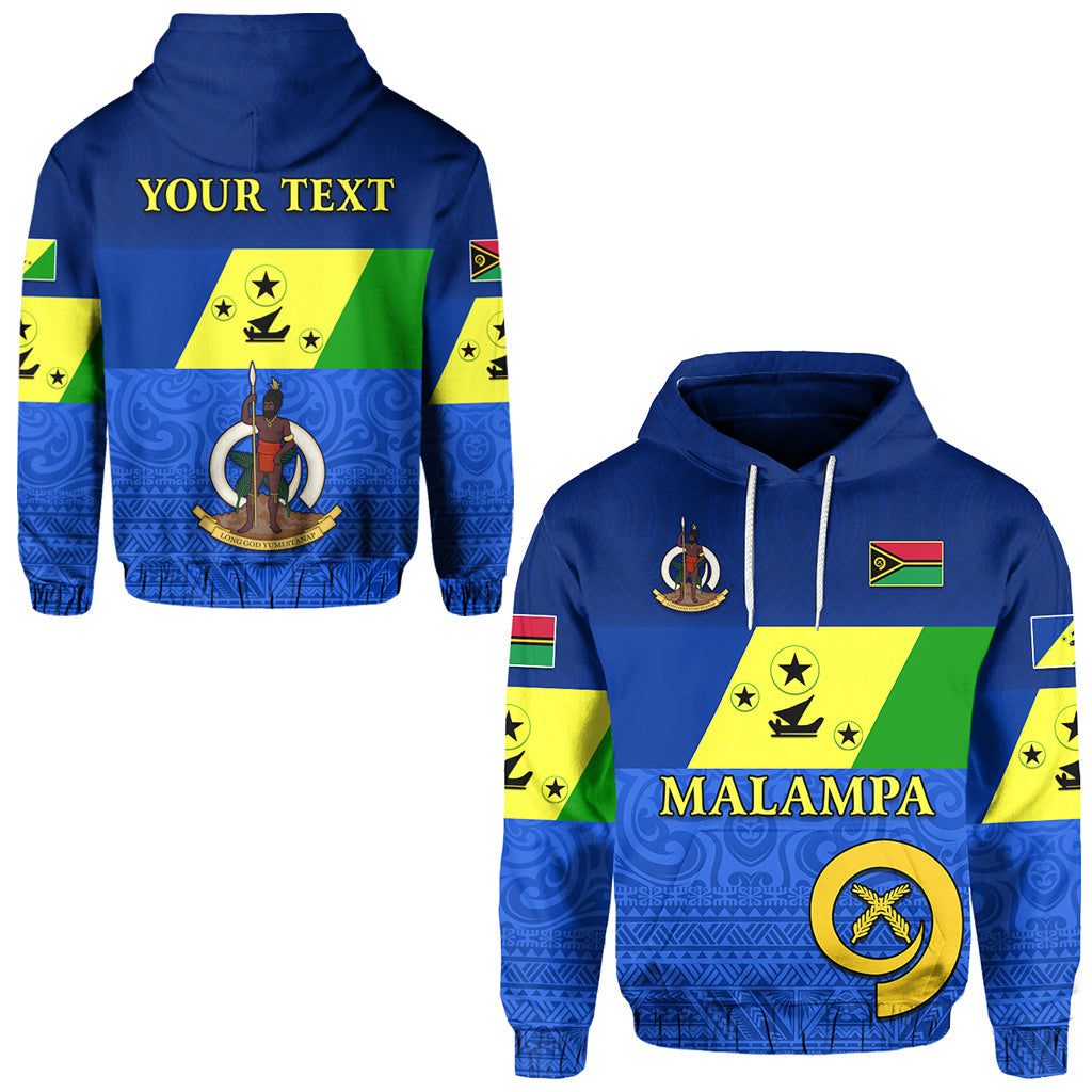 ( Personalised) Malampa Province Hoodie Vanuatu Proud