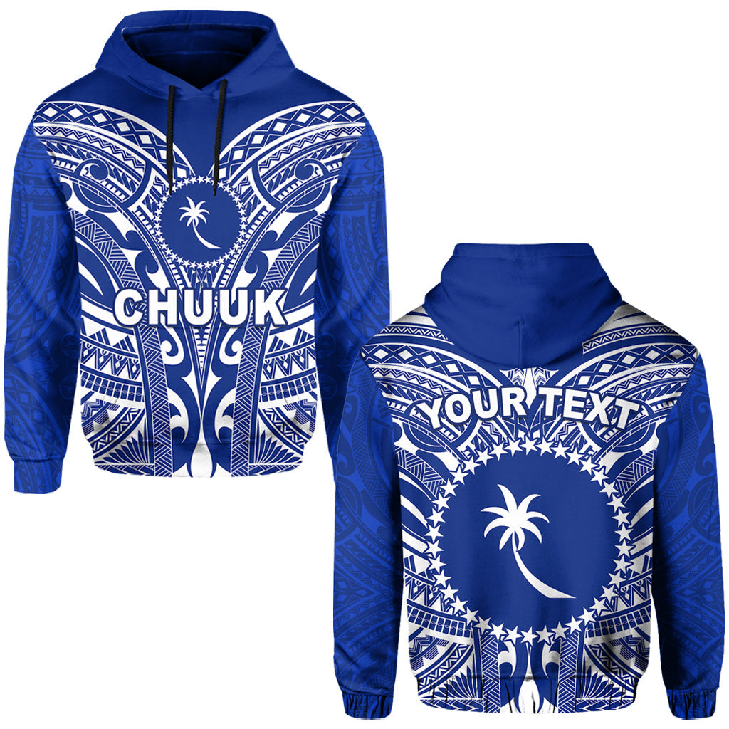 ( Personalised) Chuuk Hoodie Micronesia Simple Pattern