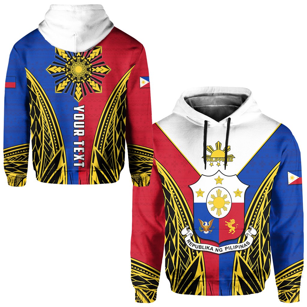 Philippines Hoodie Sun Rayonnant Philippines Coat Of Arms Zip Up Hoodie