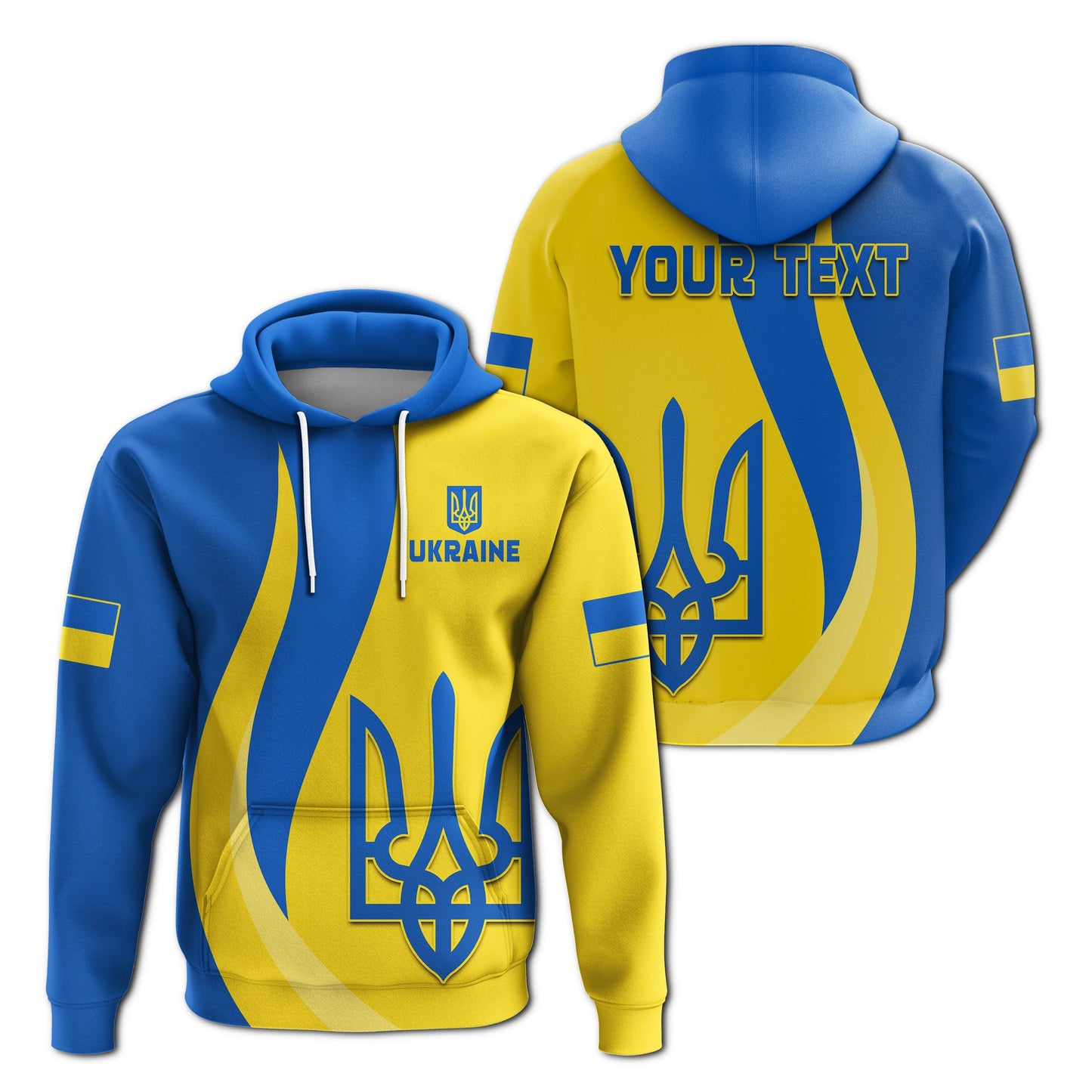 Custom Ukraine Hoodie Always Proud Ukraine
