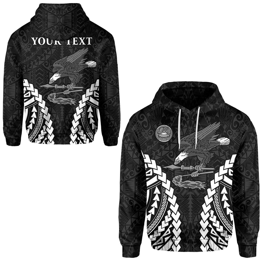( Personalised) American Samoa Hoodie Eagle mix Polynesian