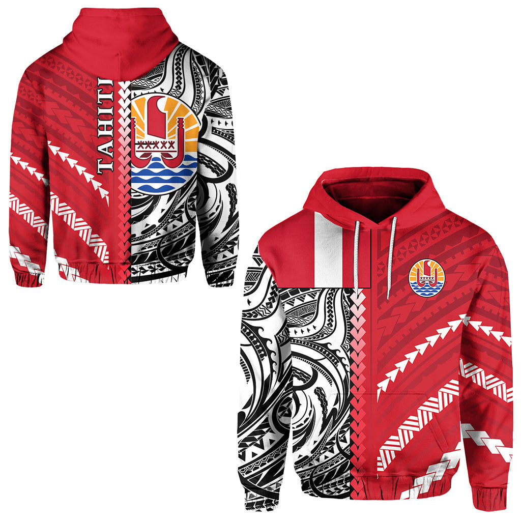 ( Personalised) Tahiti Unique Hoodie Polynesia Pattern