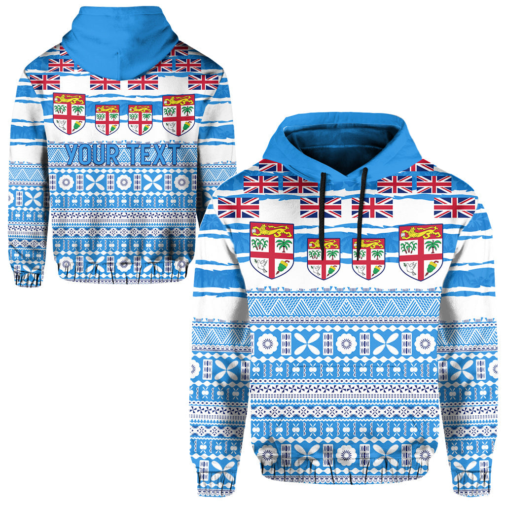 ( Personalised) Fiji Polynesian Hoodie Fijian Tropical Flowers