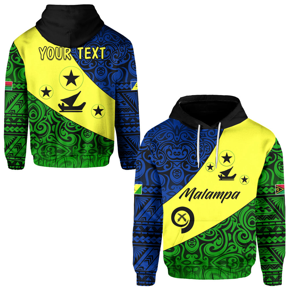 ( Personalised) Malampa Province Hoodie Vanuatu Pattern