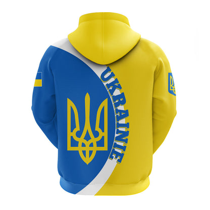 Ukraine Hoodie Half Cirlce