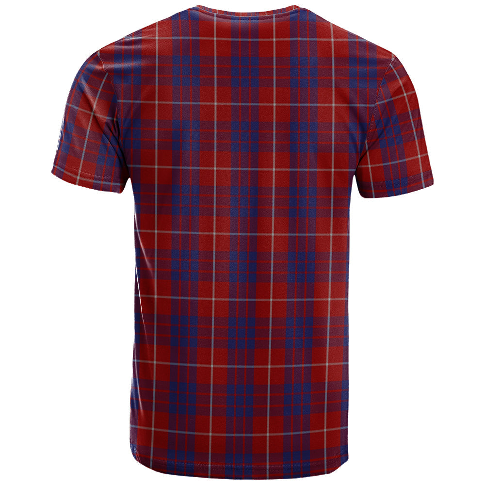 Printivon Hamilton Clan DNA In Me Tartan Crest T Shirt