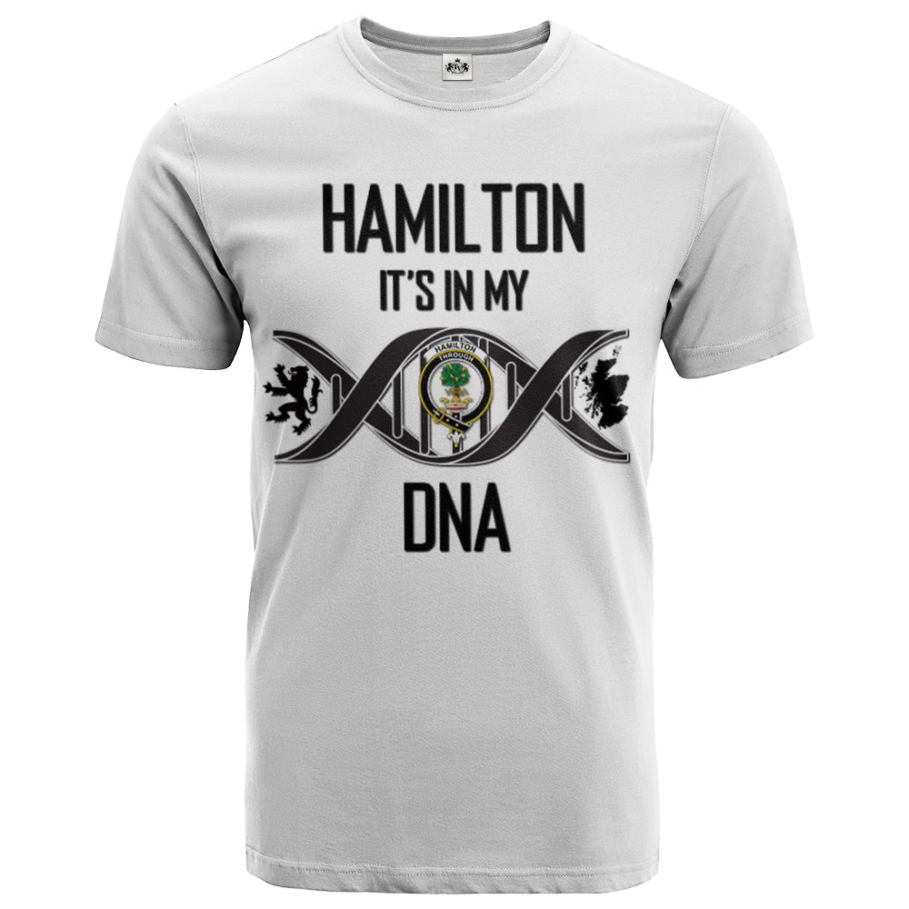 Printivon Hamilton Clan DNA In Me Crest T Shirt