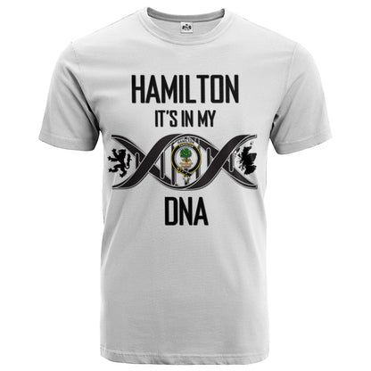 Printivon Hamilton Clan DNA In Me Crest T Shirt