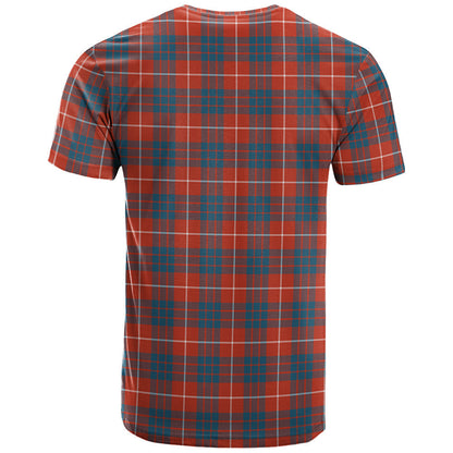 Printivon Hamilton Ancient Clan DNA In Me Tartan Crest T Shirt